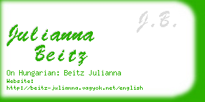 julianna beitz business card